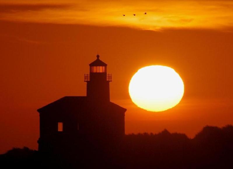 Bandon Lighthouse Sunset